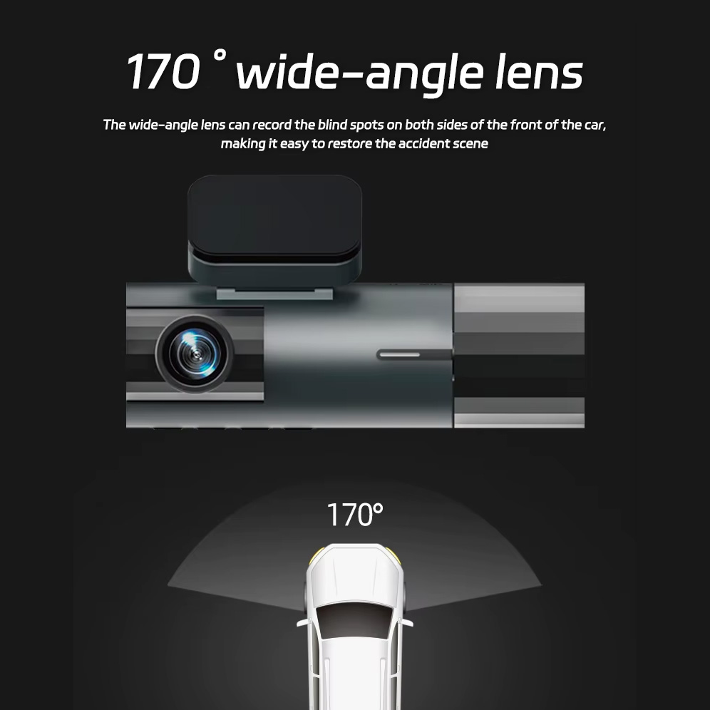 Kamera za Auto DashCam WDR BlackBox JWD 1080P crna