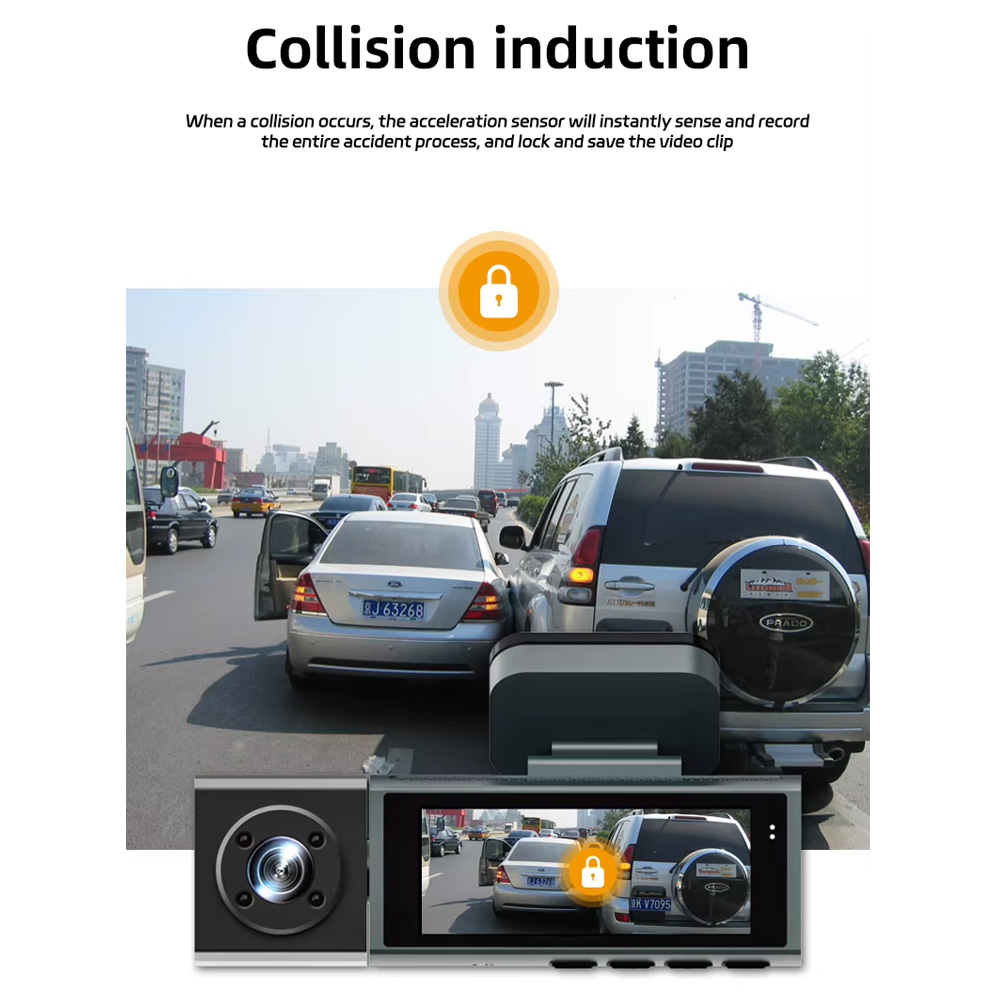 Kamera za Auto DashCam WDR BlackBox JWD 1080P crna