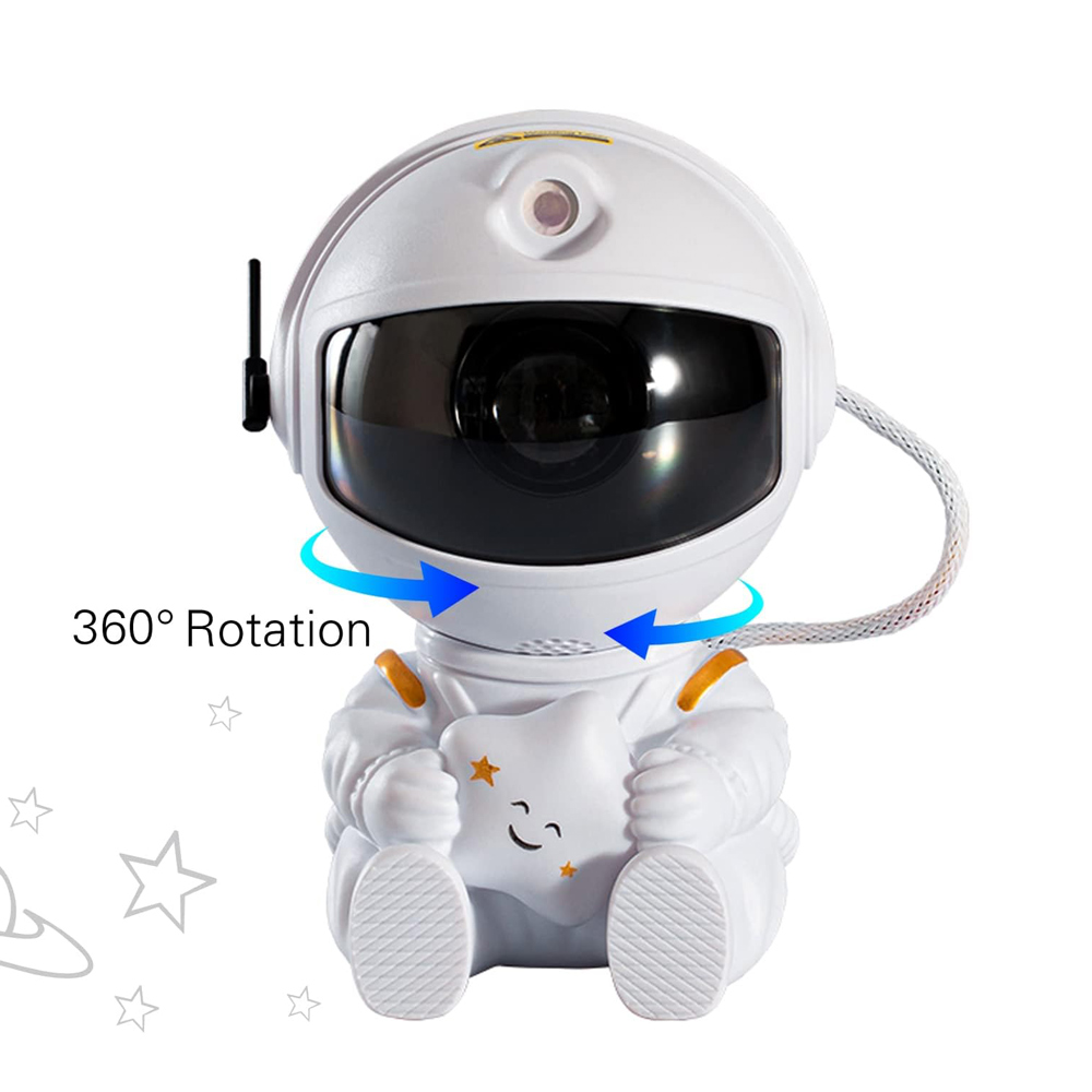 Astronaut projektor lampa F3 JWD bela