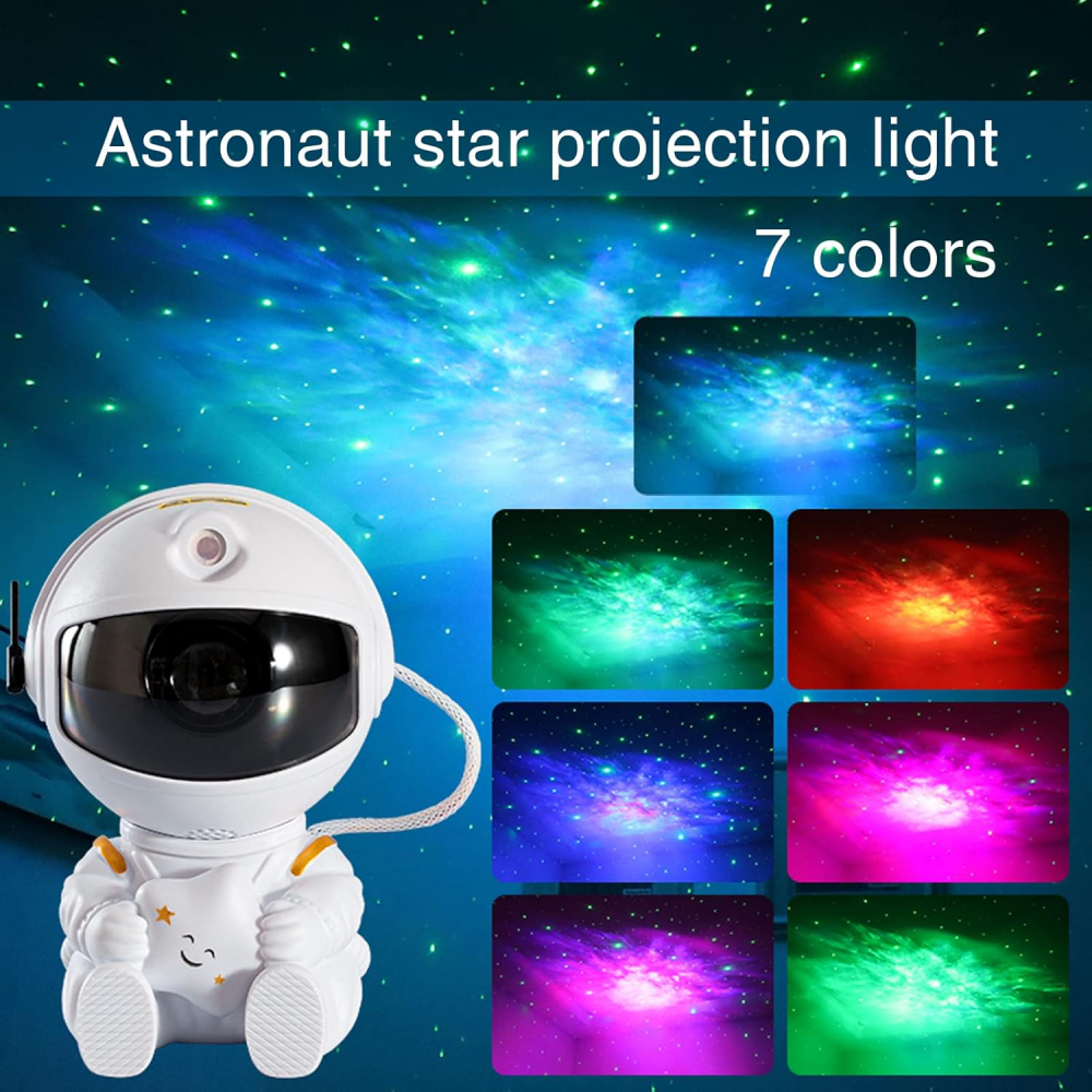 Astronaut projektor lampa F3 JWD bela
