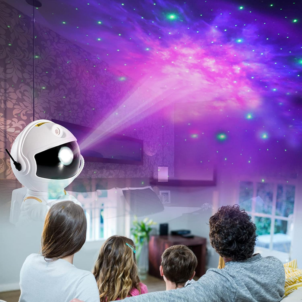 Astronaut projektor lampa F3 JWD bela