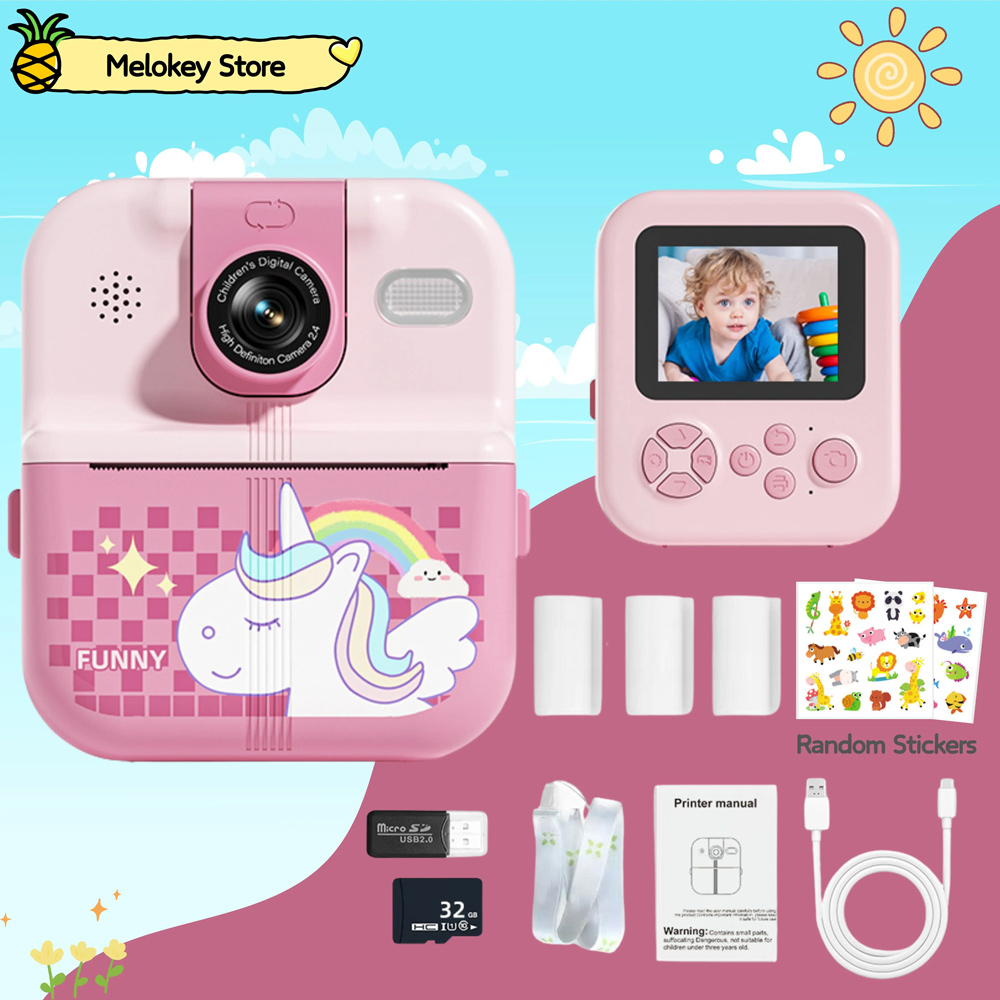 Photo stampac kamera JWD jednorog roze
