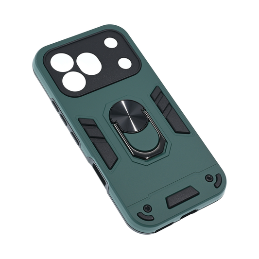 Torbica Hard Ring za Honor 600 Pro tamno zelena
