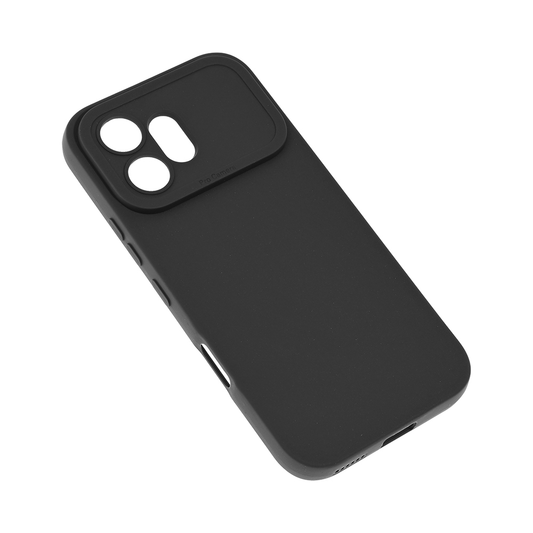Torbica Silikon Pro Camera za Honor 600 crna