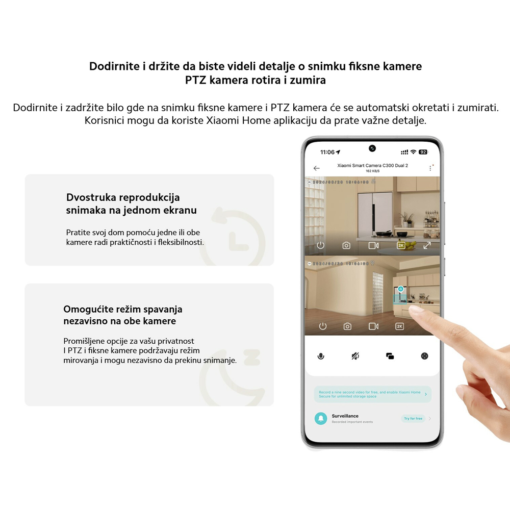 Kucna sigurnosna kamera Xiaomi Mi Smart C300 Dual EU