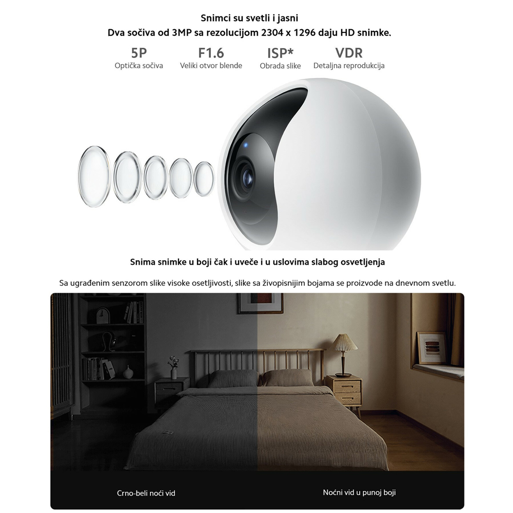 Kucna sigurnosna kamera Xiaomi Mi Smart C300 Dual EU