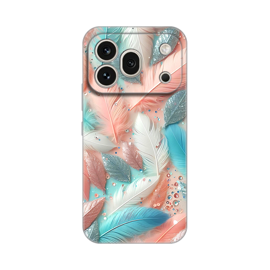 Torbica Silikonska Print za Honor 600 Pro Pastel Feathers