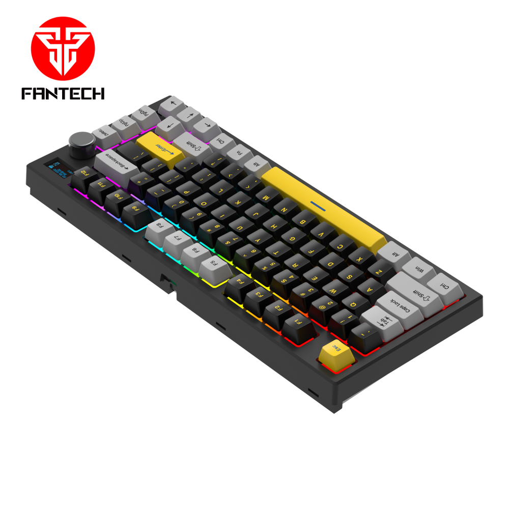 Tastatura Mehanicka Gaming Fantech MK910 RGB Vibe Maxfit 81 Vibrant Utility Wireless (Yellow switch)