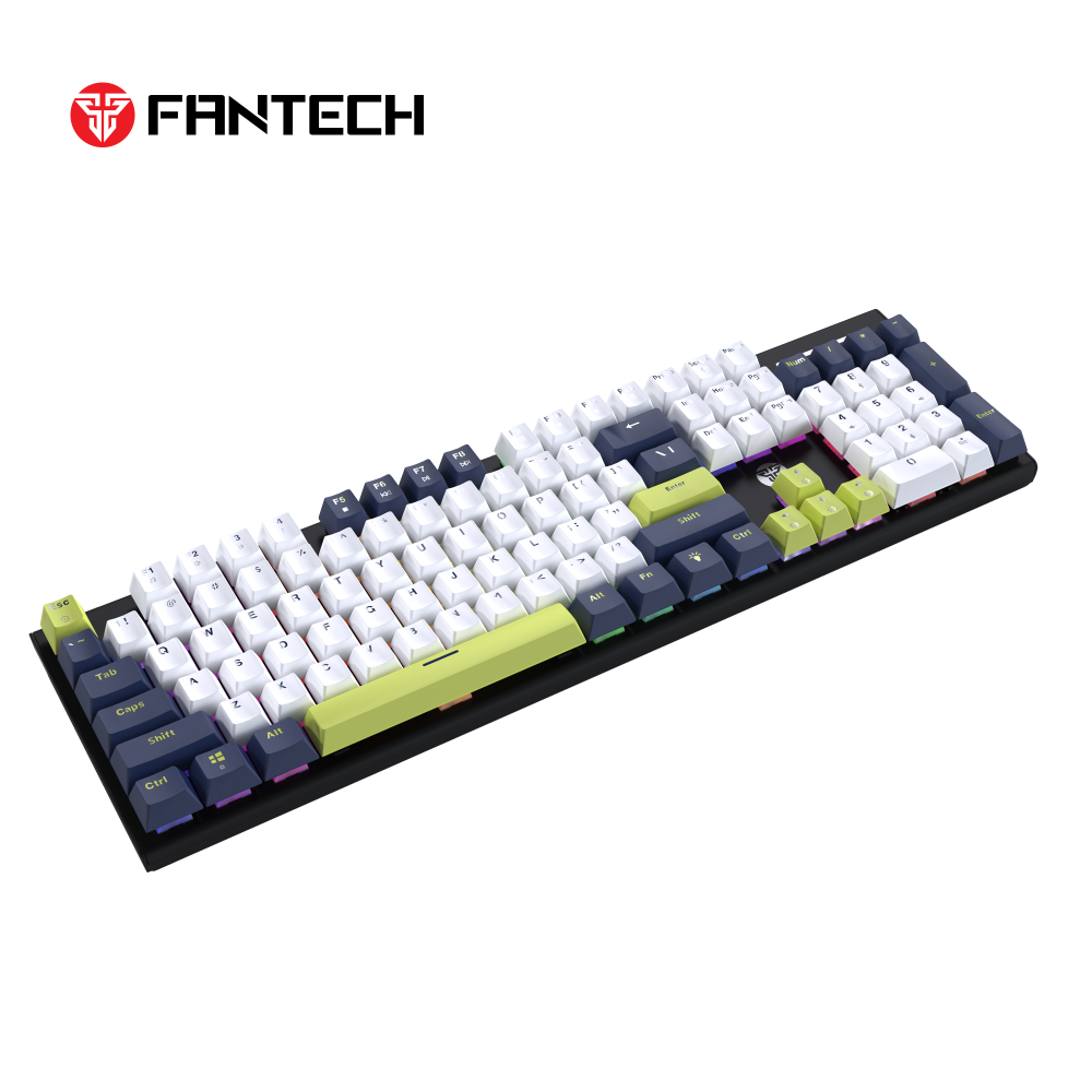 Tastatura Mehanicka Gaming Fantech MK878S RGB Atom 104S Mori bela (Red switch)