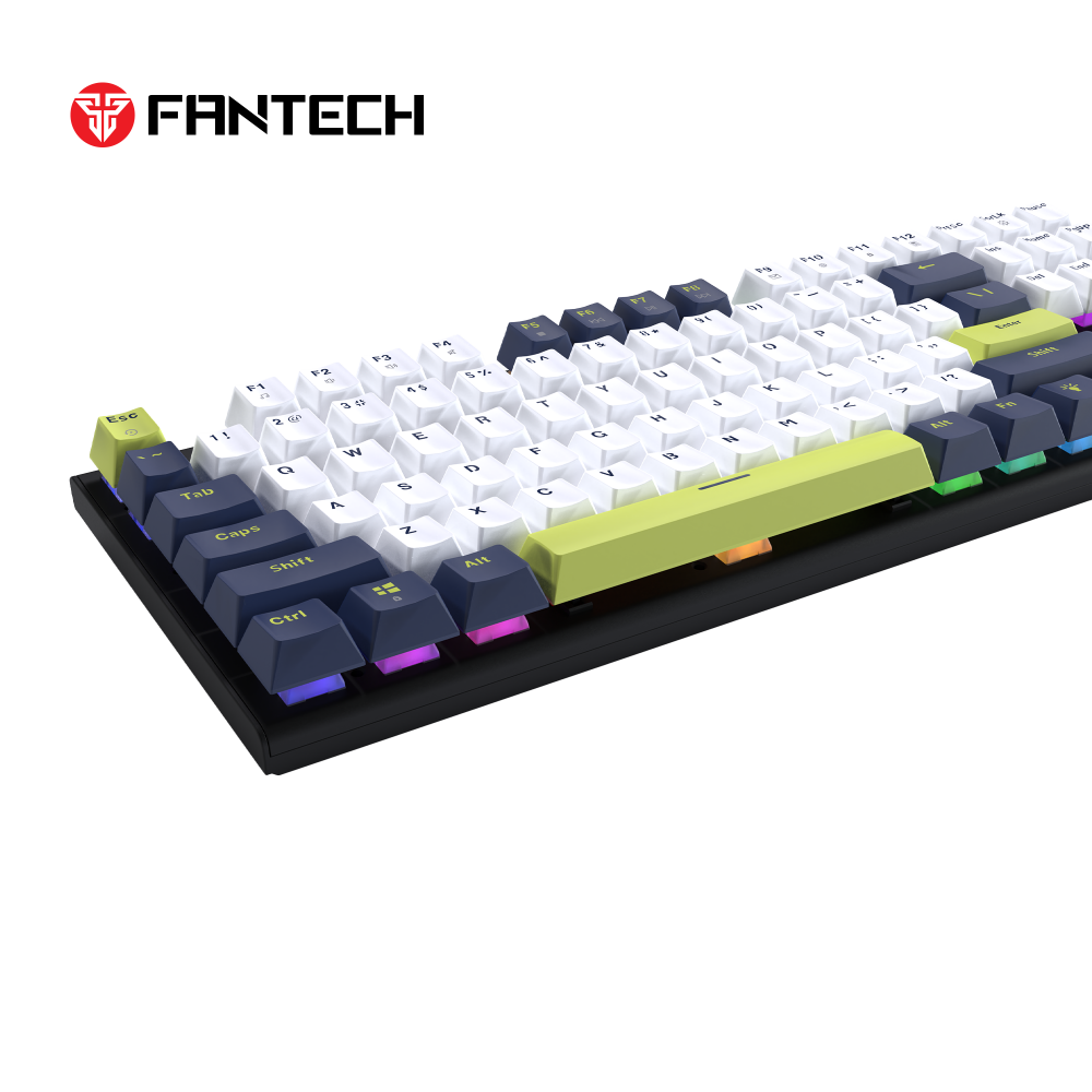 Tastatura Mehanicka Gaming Fantech MK878S RGB Atom 104S Mori bela (Red switch)