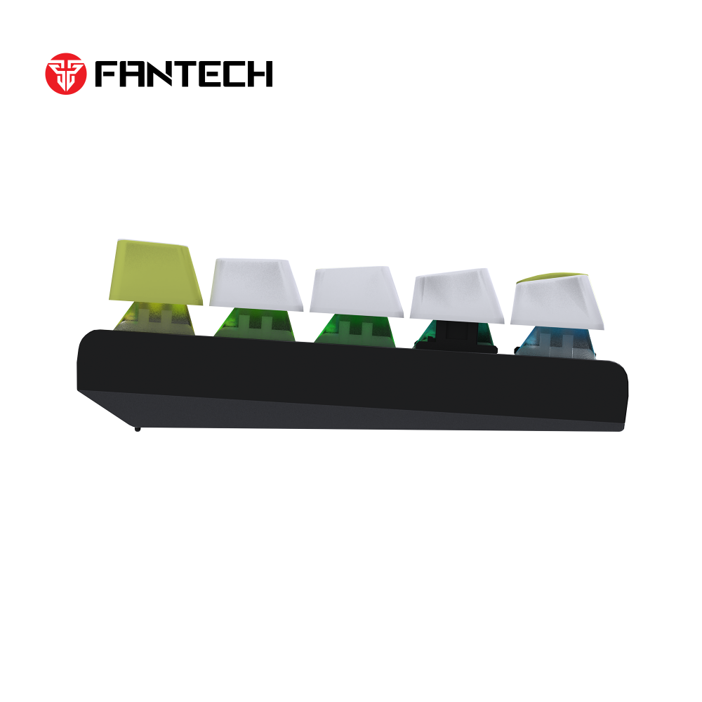 Tastatura Mehanicka Gaming Fantech MK874V2 RGB Atom 63 Mori bela (Red switch)