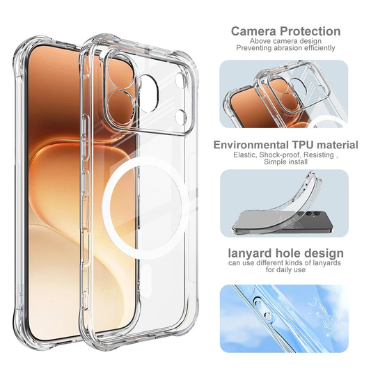 Torbica Magsafe za Honor 600 Pro transparent