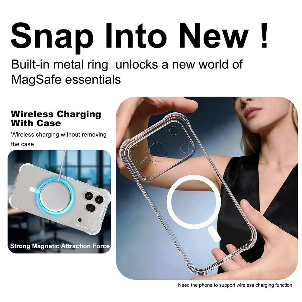 Torbica Magsafe za Honor 600 Pro transparent