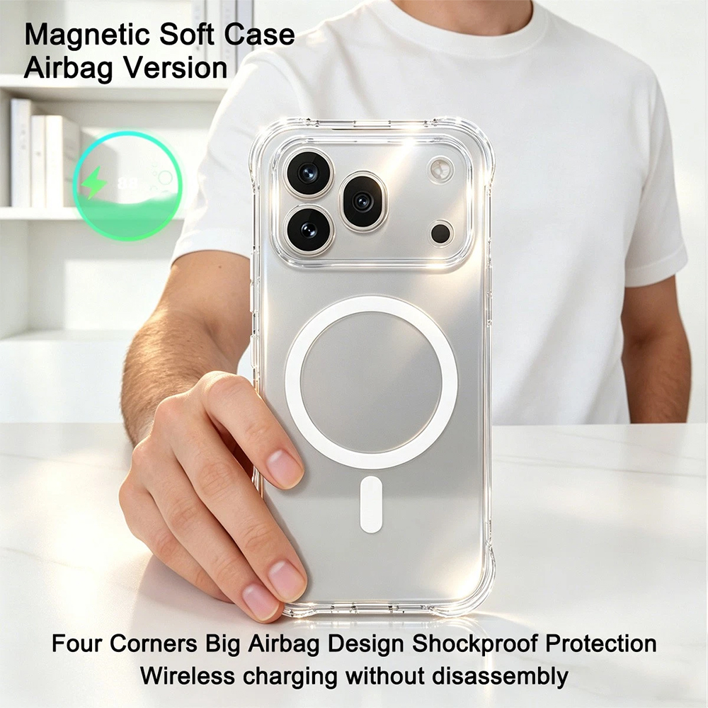 Torbica Magsafe za Honor 600 Pro transparent