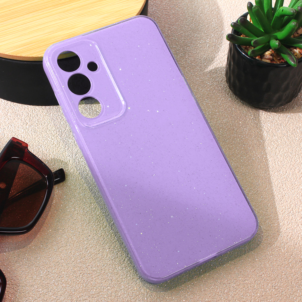 Torbica Sparkle Dust za Samsung A556B Galaxy A55 5G ljubicasta