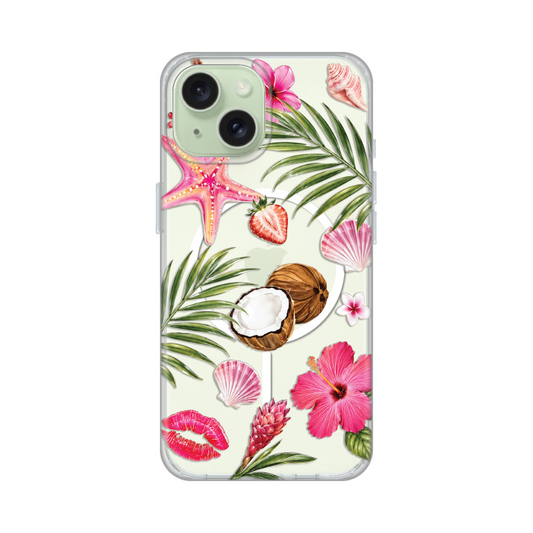 Torbica Print Magsafe za iPhone 15 6.1 Coconut Paradise