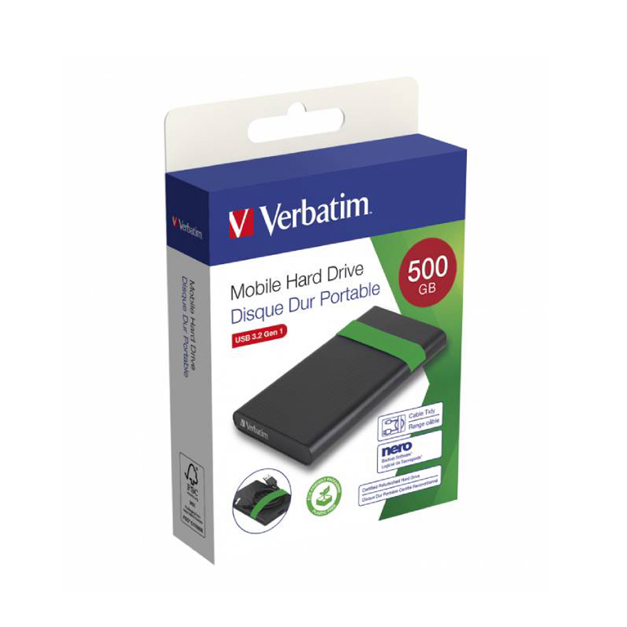 Eksterni hard disk 2.5 Verbatim 500GB 3.2