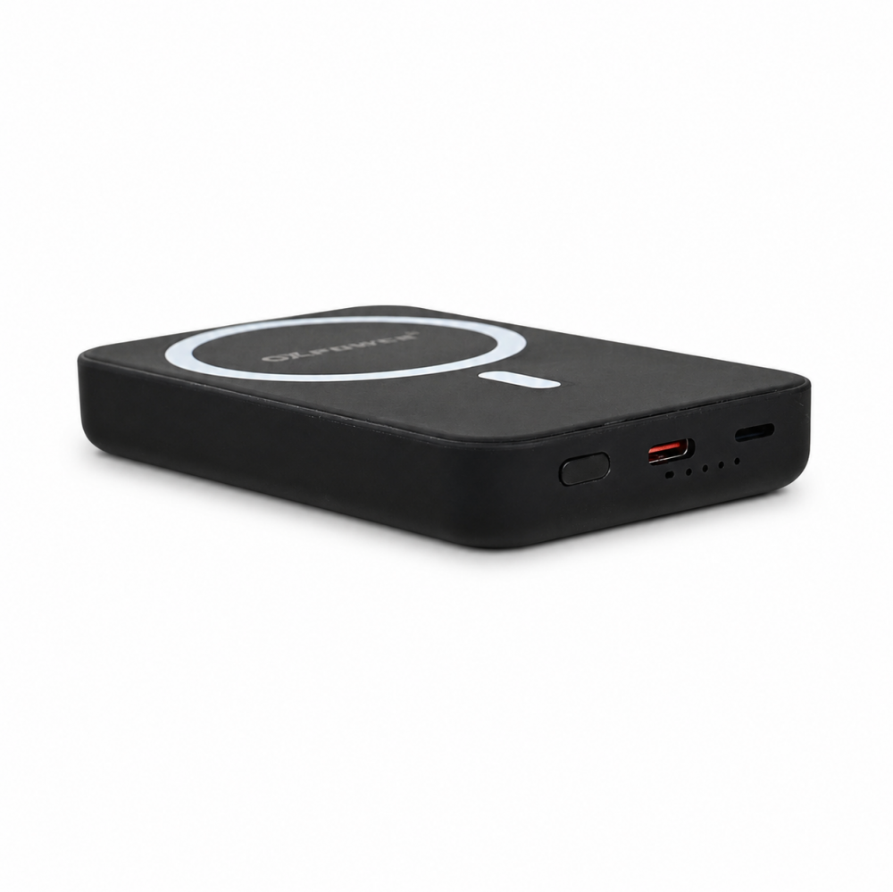 Power bank prenosiva baterija Magsafe Oxpower PD W5 5000mAh crna Print