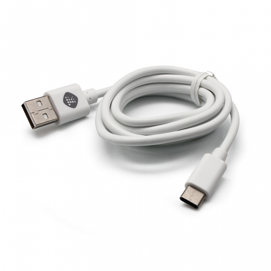 Data kabl Teracell Plus 2.4A Type C beli 1.2m