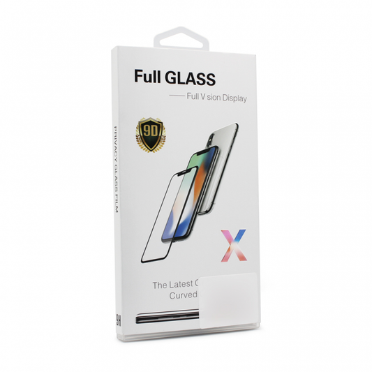 Zastitno Staklo Tempered glass 6D za iPhone X/XS beli