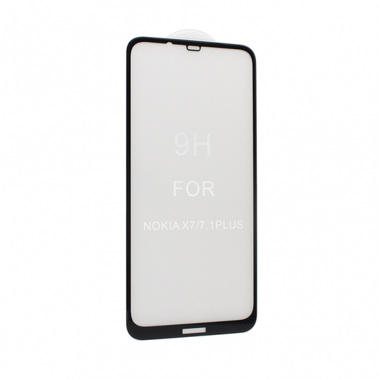 Zastitno Staklo Tempered glass 5D za Nokia 7.1 Plus crni