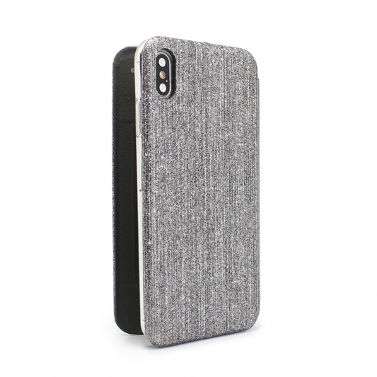 Torbica Flip Crystal za iPhone XS Max crna