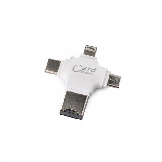 Citac kartica za iPhone + Type C + micro USB + USB