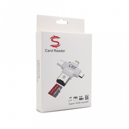 Citac kartica za iPhone + Type C + micro USB + USB