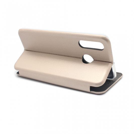 Torbica Teracell Flip Cover za Huawei P30 Lite zlatna