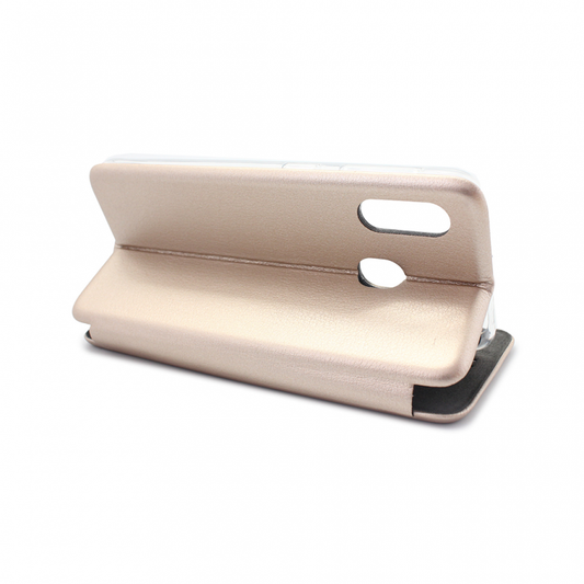 Torbica Teracell Flip Cover za Samsung A202F Galaxy A20e zlatna