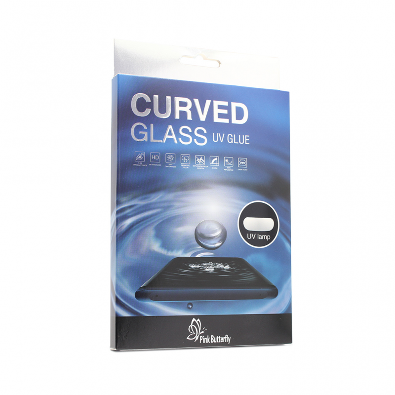 Zastitno Staklo Tempered glass UV Glue Full Cover + Lampa za Huawei P30