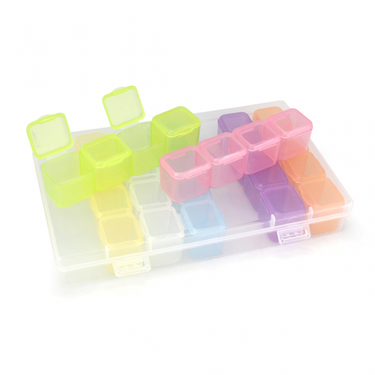 Set kutijica za sitne delove 333-1 28 mesta i kutija kolor