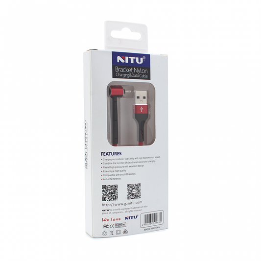 Data kabl NITU UC043 iPhone lightning crveni 1m