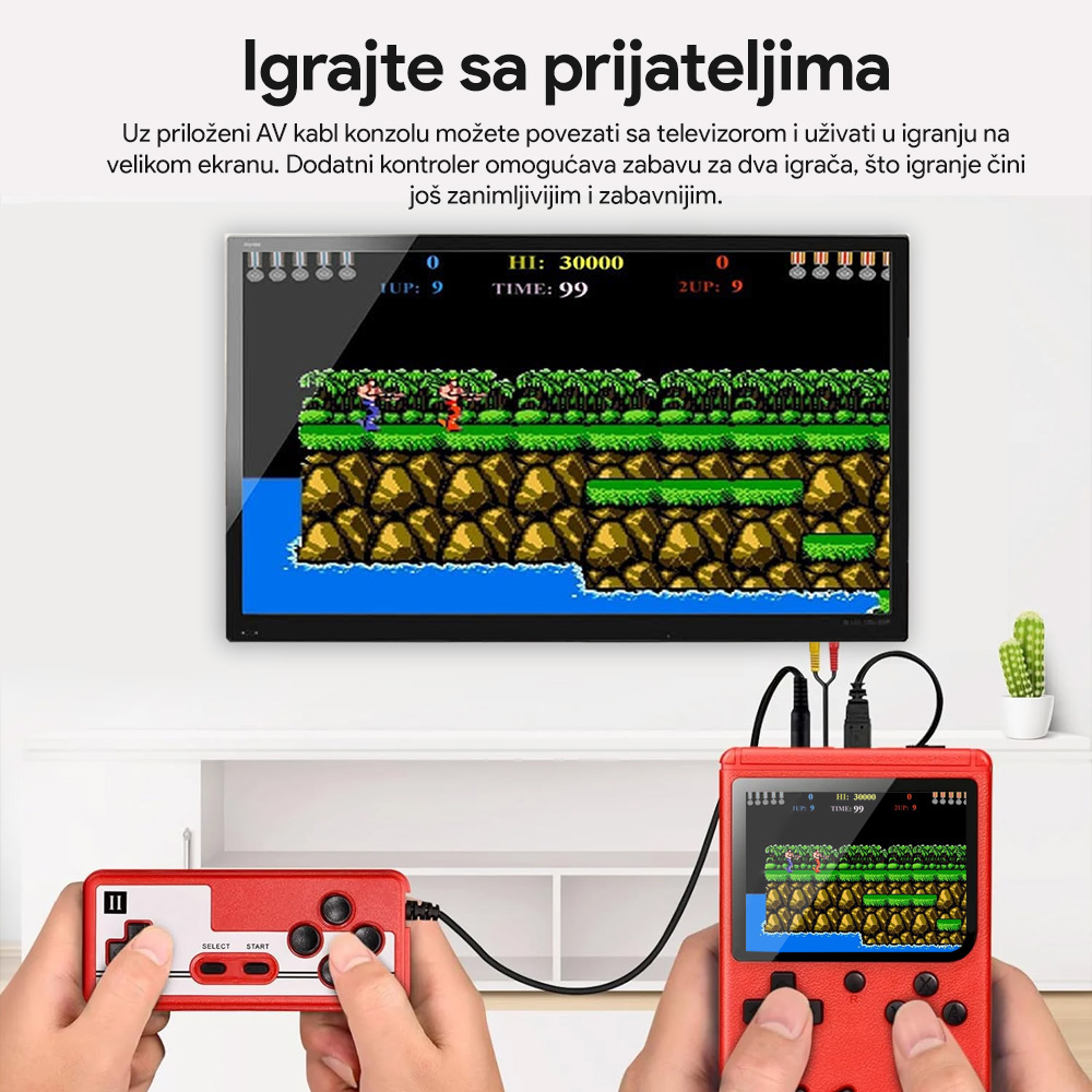 Konzola za igranje Gameboy SUP400 crna