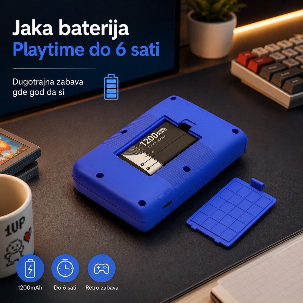 Konzola za igranje Gameboy SUP400 crvena