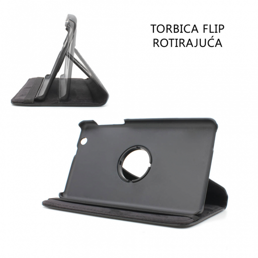 Torbica Flip rotirajuca za Huawei MediaPad T3 7.0 crna