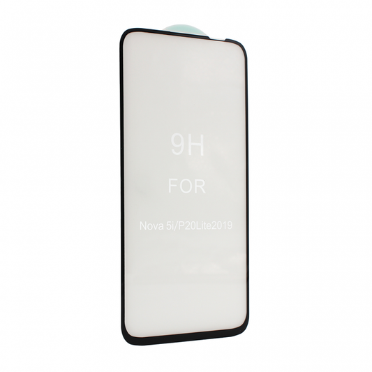 Zastitno Staklo Tempered glass 5D za Huawei P40 Lite/Nova 6 SE crni