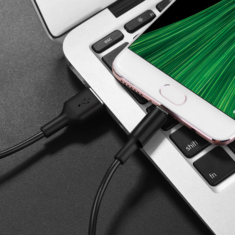 Data kabl HOCO X25 Soarer micro USB 1m crni