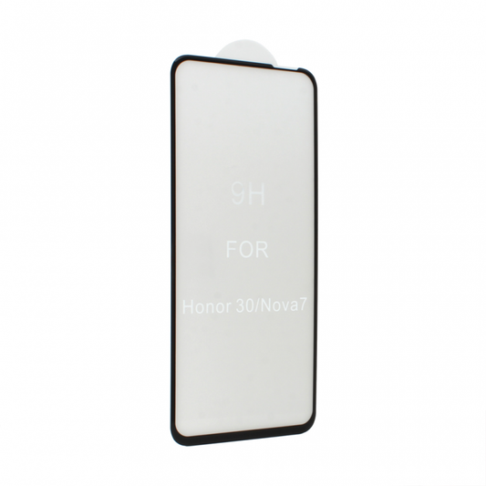 Zastitno Staklo Tempered glass 2.5D full glue za Huawei Honor 30 crni