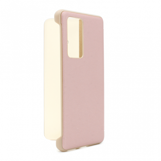 Torbica View Window za Huawei P40 Pro roze
