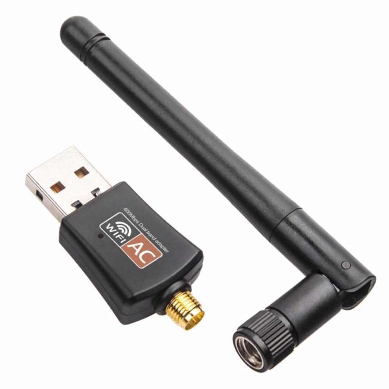 Wireless dual band adapter sa antenom USB 2.4GHz 5GHz 600Mb