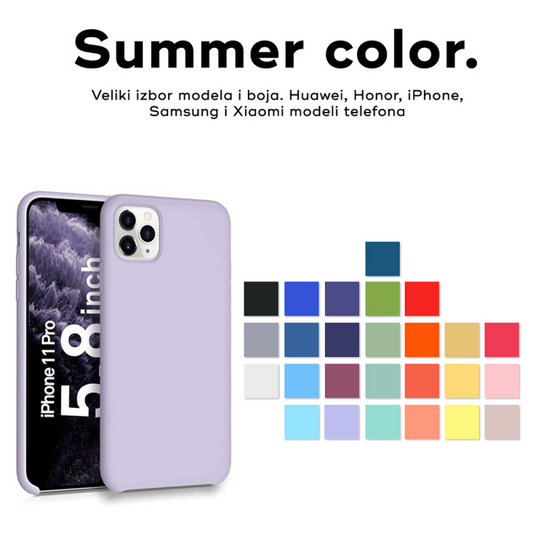 Torbica Summer color za Huawei P40 Lite E bela