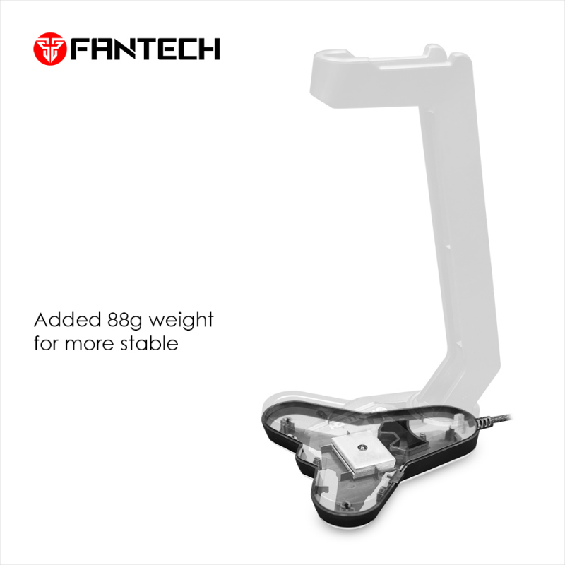 Stalak za slusalice Fantech AC3001S RGB crveni