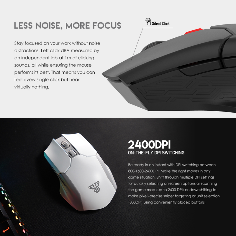 Mis Wireless Fantech WG11 Cruiser space edition