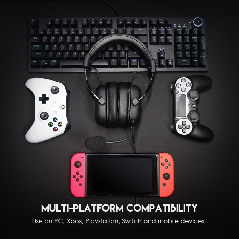 Slusalice Gaming Fantech MH90 Sonata crne