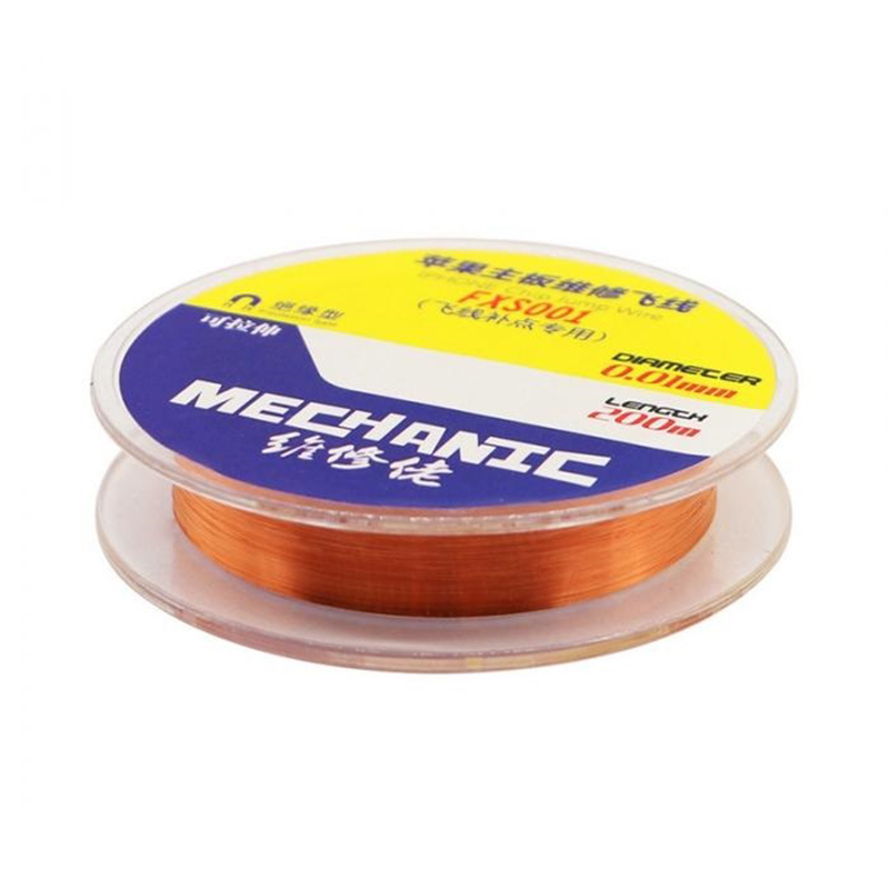 Srebrna zica Mechanic FXS001 za obnavljanje vodova na ploci 200m/0,01mm 17424
