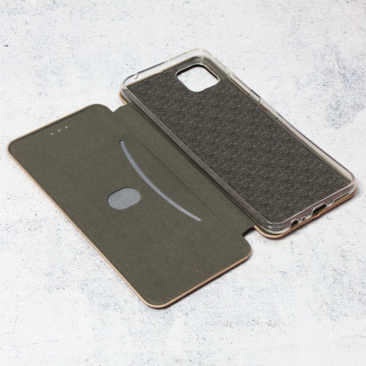Torbica Teracell Flip Cover za Samsung A226B Galaxy A22 5G zlatna