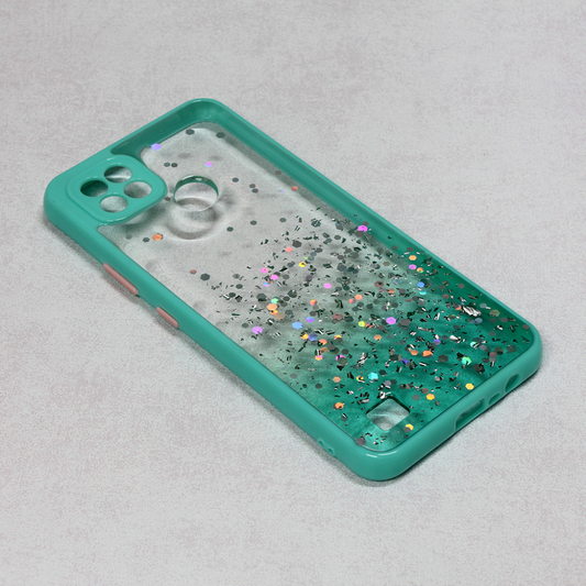 Torbica Frame Glitter za Realme C21 mint