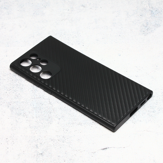 Torbica Carbon fiber za Samsung S908B Galaxy S22 Ultra 5G crna