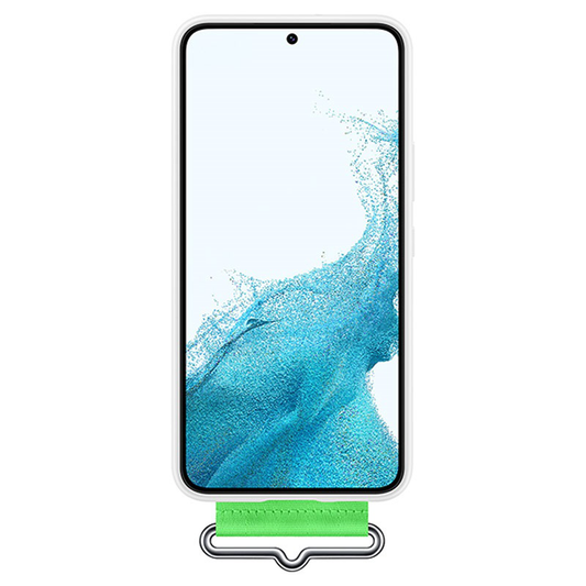 Samsung silikonska torbica sa kaisem za S906B Galaxy S22 transparent (EF-GS901-TWE)